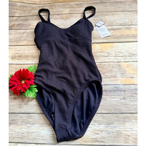 NWT BLACK 1 PIECE SWIMSUIT